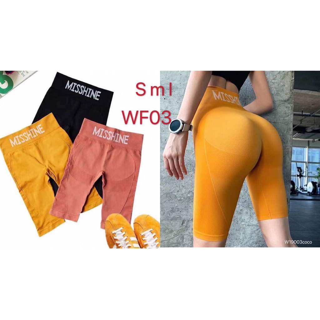 Quần lửng tập gym,yoga, zumba cao cấp WF03