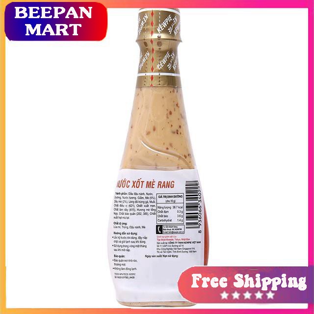 Nước sốt mè rang Kewpie chai 210ml [FREESHIP] NƯỚC XỐT SALAD