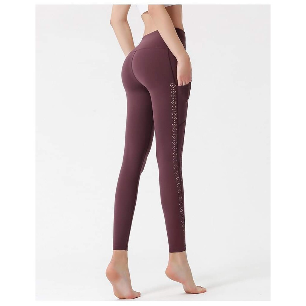 Quần Yoga cắt hoa bi - MãSP 5HB