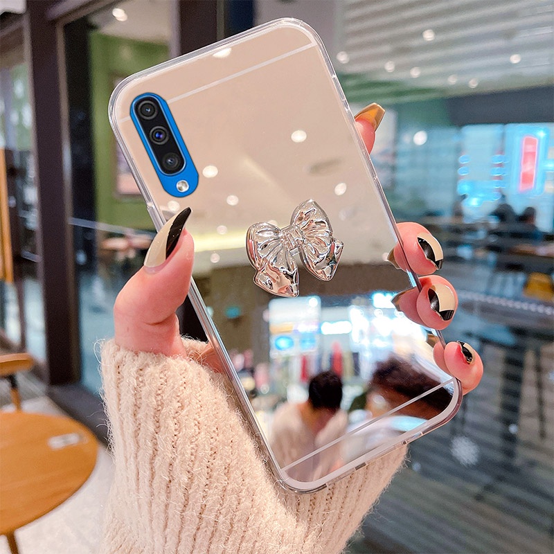 Ốp Điện Thoại Tráng Gương Viền Mềm Thời Trang Cho Samsung Galaxy A30S A50 A50S A70S A70