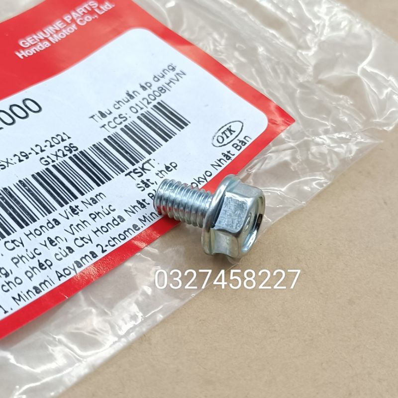 Ốc bắt kèn, còi xe DREAM, WAVE, FUTURE...zin Honda bulong 6x10