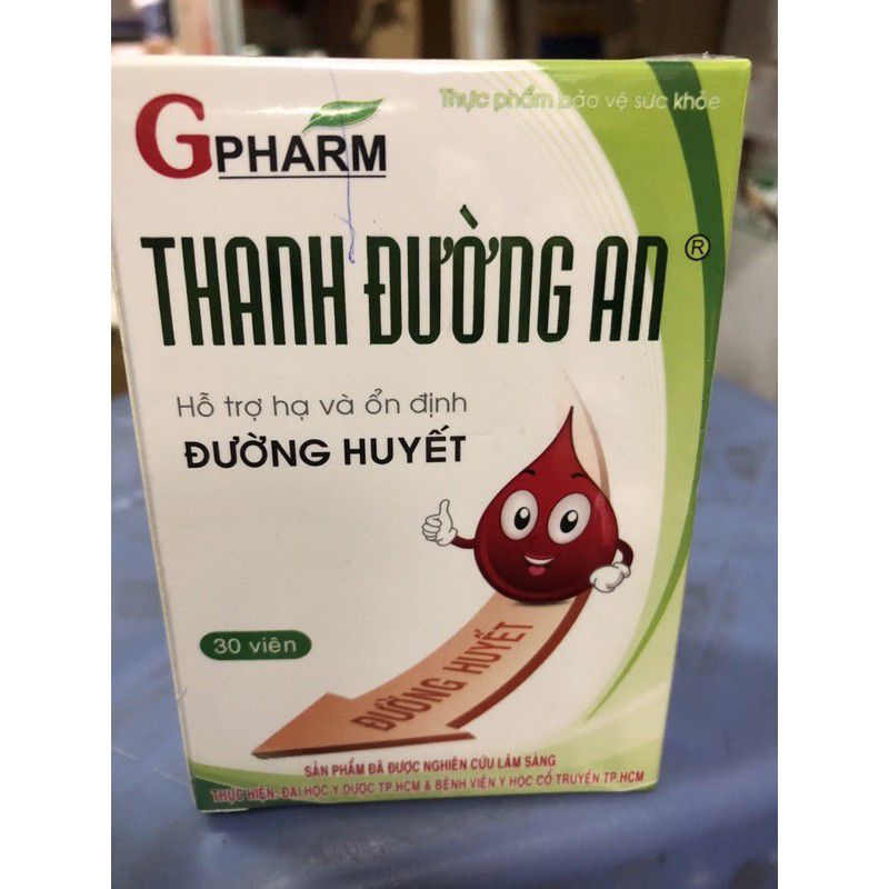 Viên uống Thanh đường An hỗ trợ ổn định đường huyết hộp 60 viên