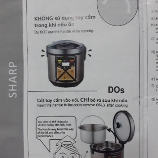 Nồi cơm điện tách đường SHARP