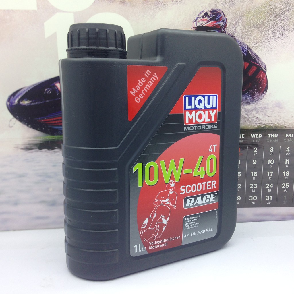 Nhớt Liqui Moly 10W40 Scooter Race- Nhớt xe tay ga cao cấp