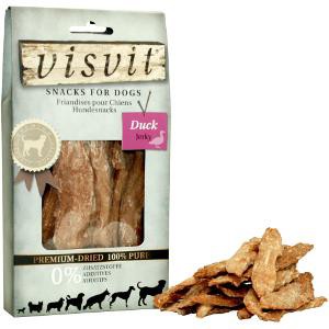 Thức ăn vặt cho chó VISVIT PREMIUM DOGS DRIED DUCK JERKY 40g