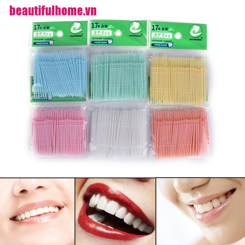 Bộ 100 Nha Khoa 2 Đầu Bằng Nhựa Chất Lượng Cao