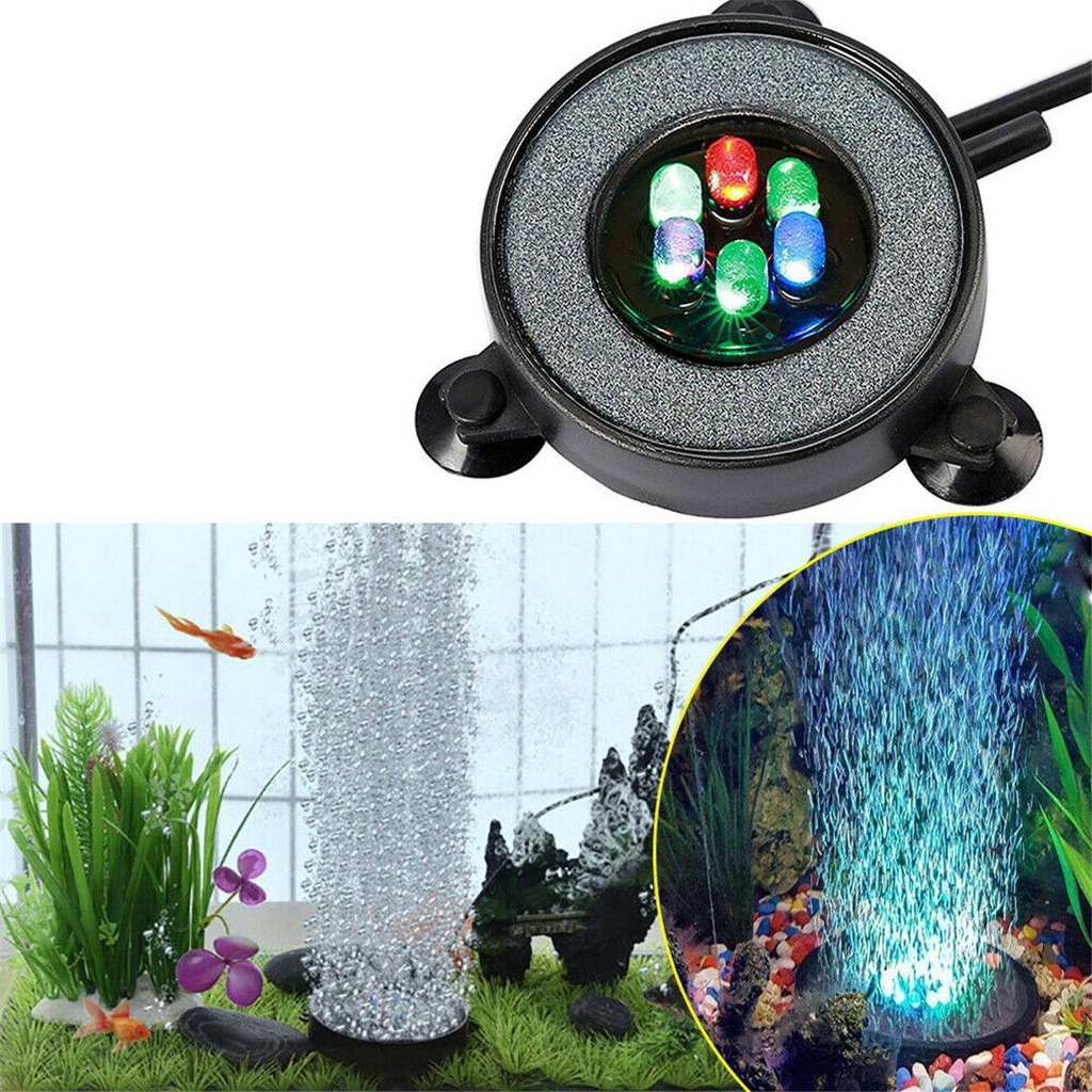 Máy Bơm Oxy Có Đèn LED Siêu Bền Tiện Dụng Cho Bể Cá