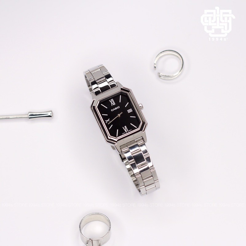 Đồng hồ nữ dây thép CASIO LTP-E168D-1 CHÍNH HÃNG 26mm