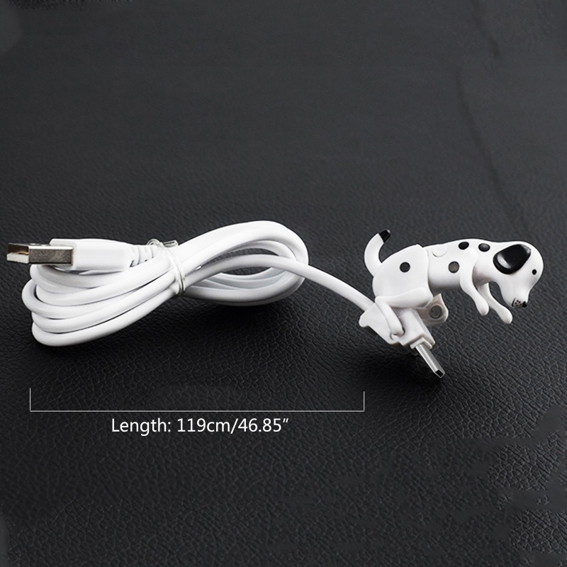 Cáp Sạc Alli Micro USB Dài 1M Hình Chú Chó Đồ Chơi Đáng Yêu