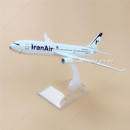 Mô Hình Kim Loại Máy Bay Iran Air – Dài 16cm Kèm Đế - 8947