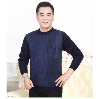 Áo len nam trung niên lót nỉ siêu ấm