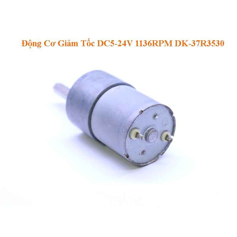 Động Cơ Giảm Tốc DC5-24V 1136RPM DK-37R3530❤️Motor Giảm Tốc 5V 12V 24V❤️Chế Bàn Xoay Mini❤️