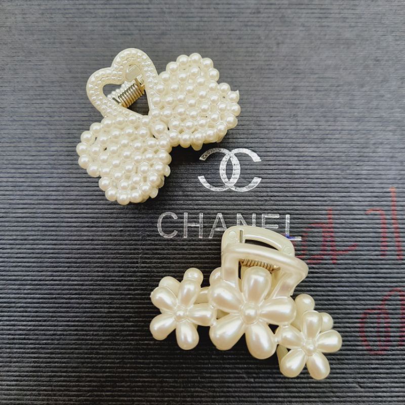 Kẹp tóc đính hạt siêu xinh (kẹp nữa tóc 4-4.5cm)