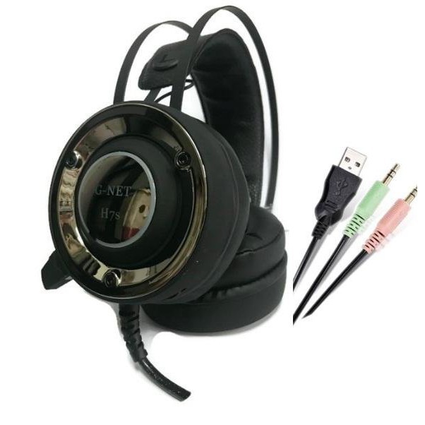TAI NGHE GNET H7S CÓ RUNG LED RGB