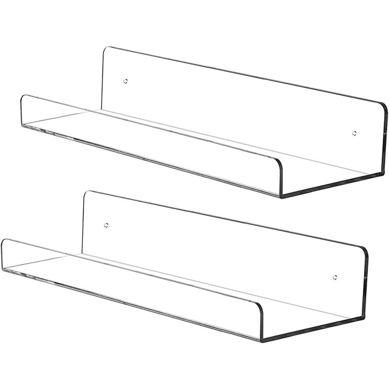 Kệ Acrylic treo tường đa năng đừng đồ tiện ích trên bếp, nhà tắm, mỹ phẩm