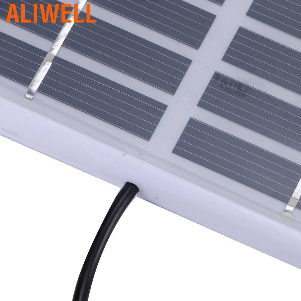 Tấm sạc năng lượng mặt trời 1.2W 6V cổng USB đa tinh thể tiện lợi