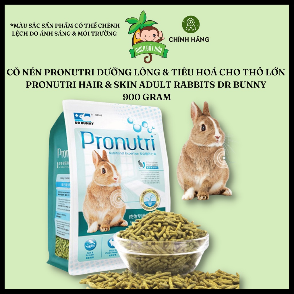 Thức ăn thỏ bọ - Cỏ nén Pronutri dưỡng lông & tiêu hoá cho thỏ lớn chính