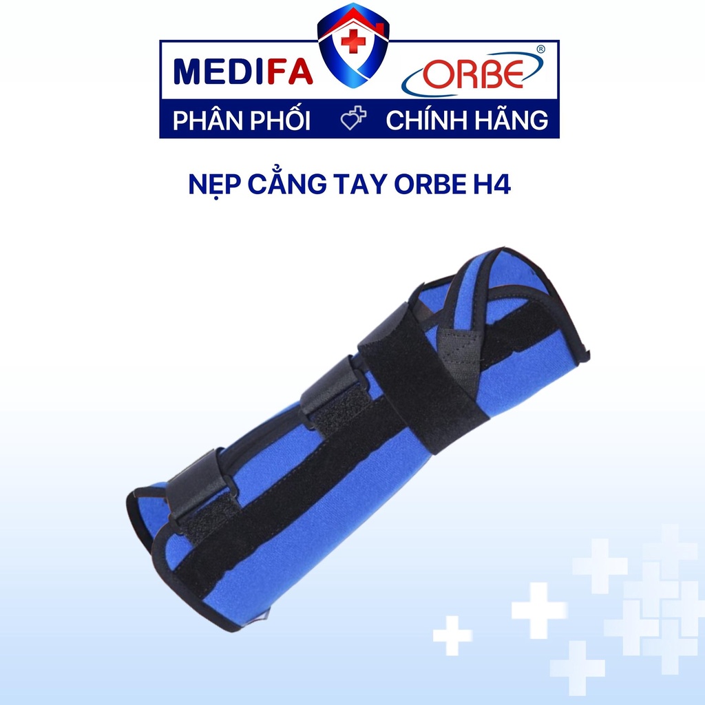 Nẹp cẳng tay Orbe H4 hỗ trợ cố định gãy xương, bong gân ở cẳng tay, cổ tay hoặc bàn tay