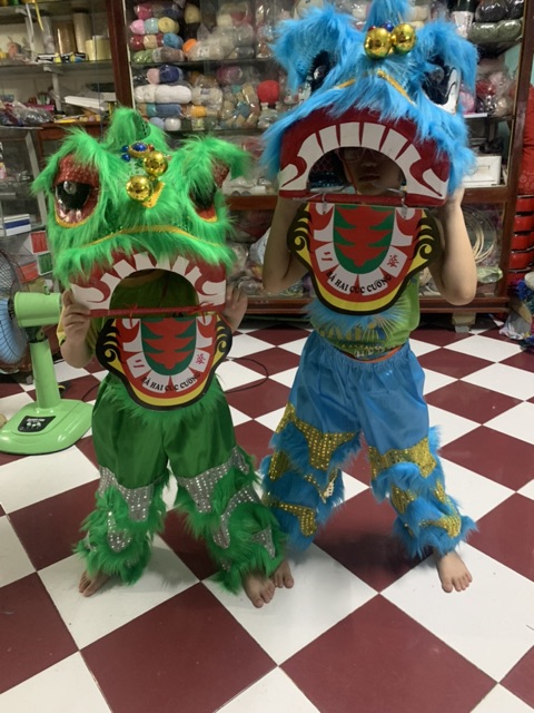 Quần lân kim sa trẻ em