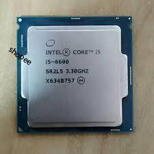 CPU intel I5 - 6600 Tray không box+tản