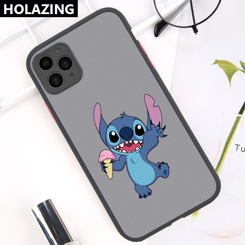 Lens Protective Case iPhone 12 Mini 11 Pro Max iPhone XS Max XR SE 2020 8 Plus 7 6S vỏ điện thoại Stitch Matte Scrub PC Hard Cover Anti-Scrach Shockproof