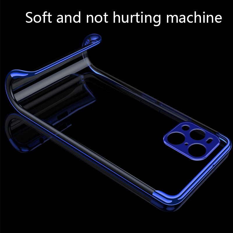 Ốp Lưng Dẻo Trong Suốt Chống Sốc Viền Màu Cho Oppo Find X3 X3 Pro | BigBuy360 - bigbuy360.vn