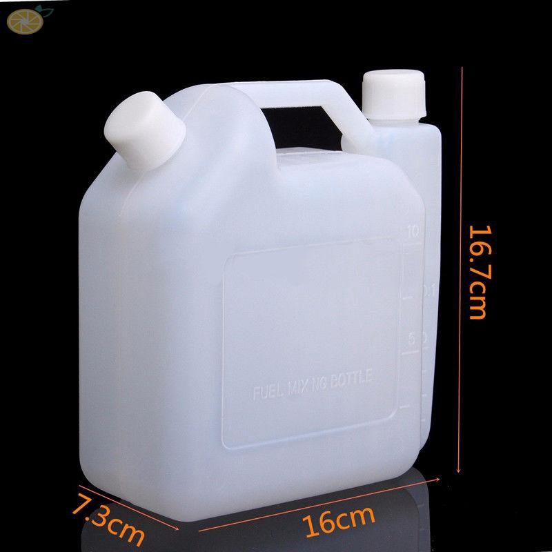 Can pha xăng bằng nhựa tỷ lệ 25:1/50:1 kích thước 16*7.3*16.7cm dung tích 1.5L dành cho máy cắt cỏ