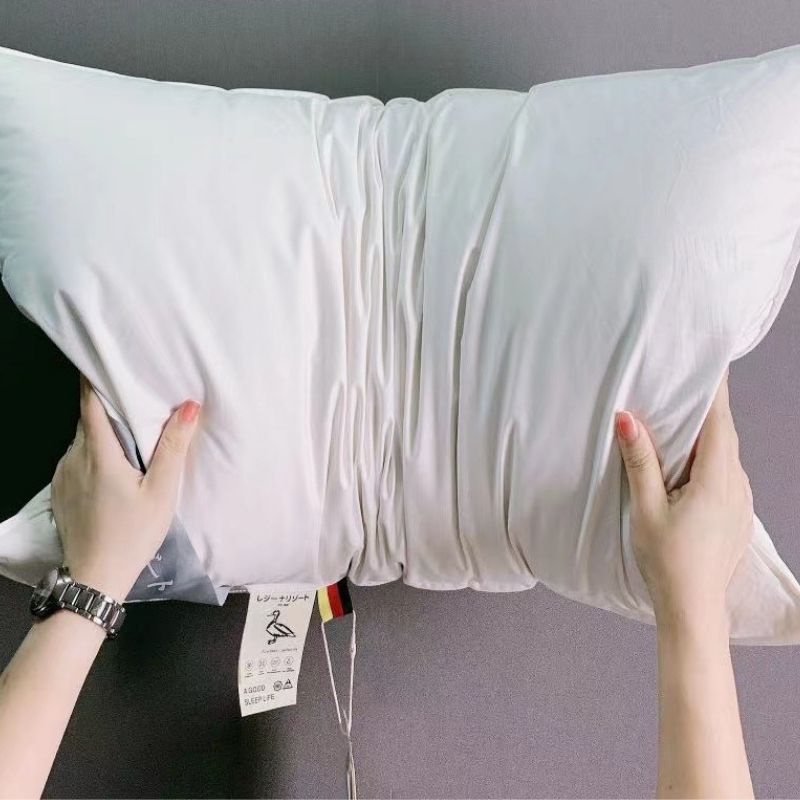 Ruột gối bông lông vũ Nhật Bản kháng khuẩn không mùi kích thước 50x70 cm siêu thoải mái êm ái MIIBOOSHI D1.110