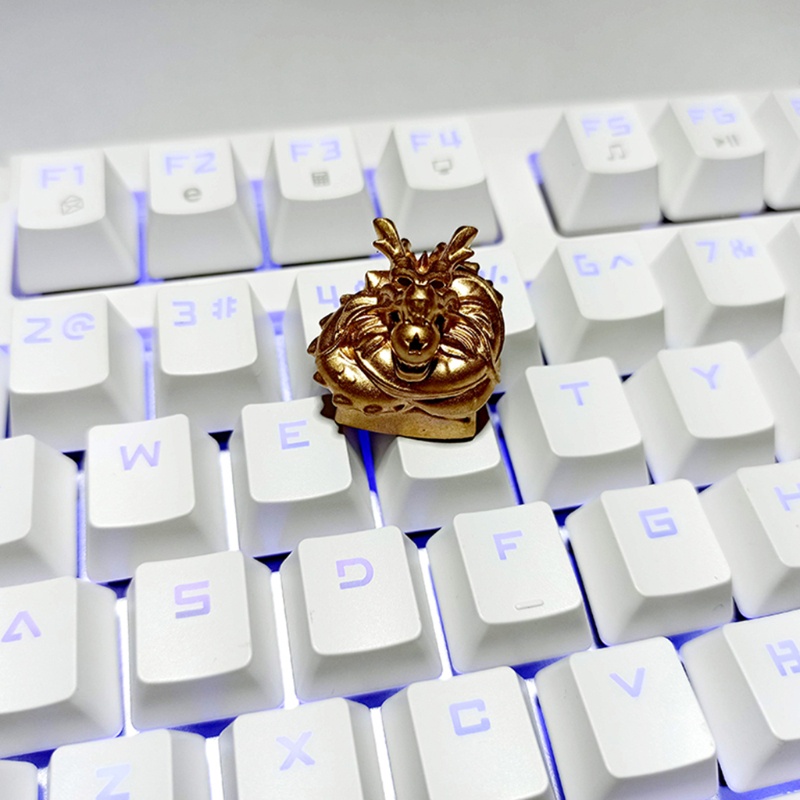 Bàn Phím Nhựa Hình Rồng 3D Thủ Công Có Đèn Nền