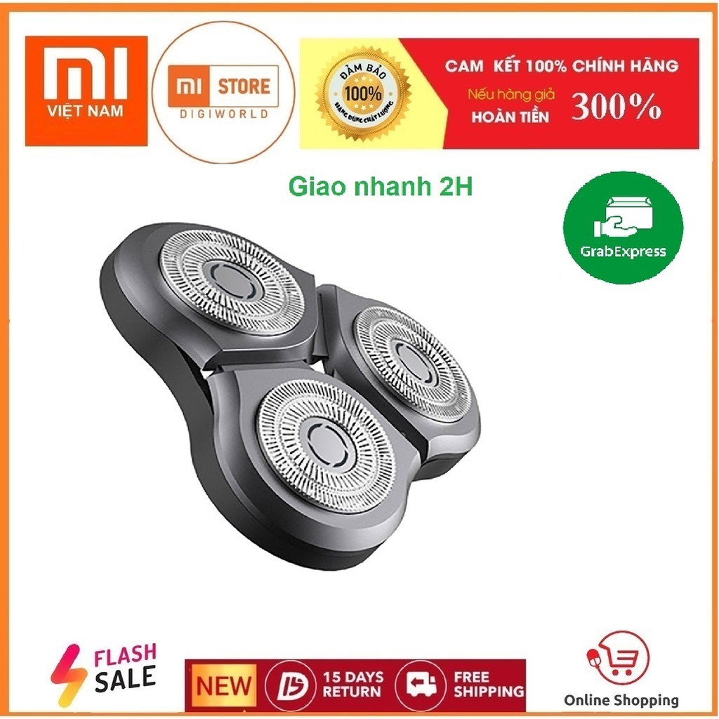 Lưỡi cạo râu thay thế cho máy cạo râu Xiaomi Mijia Electric Shaver S500 , S500C, S300 - Hàng Chính Hãng