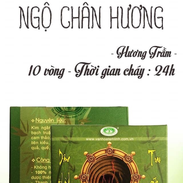 Nhang vòng sạch -12h 24h cháy [🏅Chứng nhận bộ Y tế] - hộp 8 vòng (NHANG THẢO DƯỢC AN TOÀN)