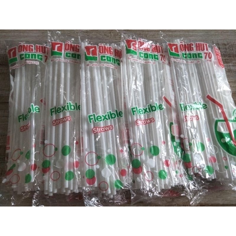Ống hút cong 70 ống