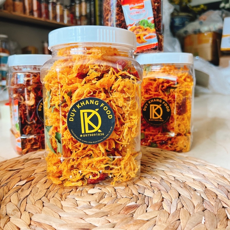 Khô Gà Lá Chanh Loại 1 Siêu Ngon 1KG 2 Hộp 500GR