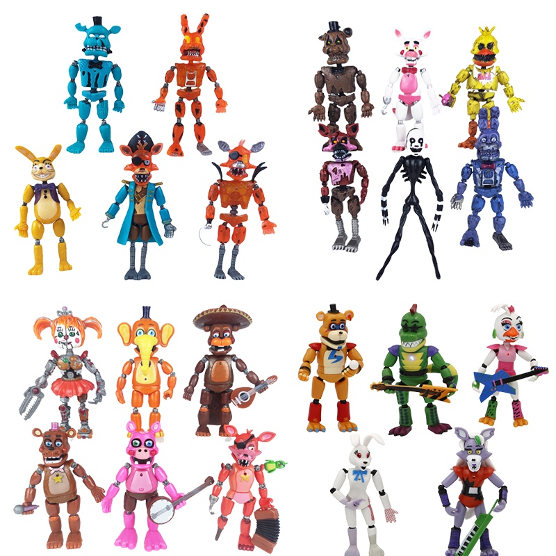 Bộ 10 Mô HìNh Nhân VậT Trong Five Nights at Freddy 'S