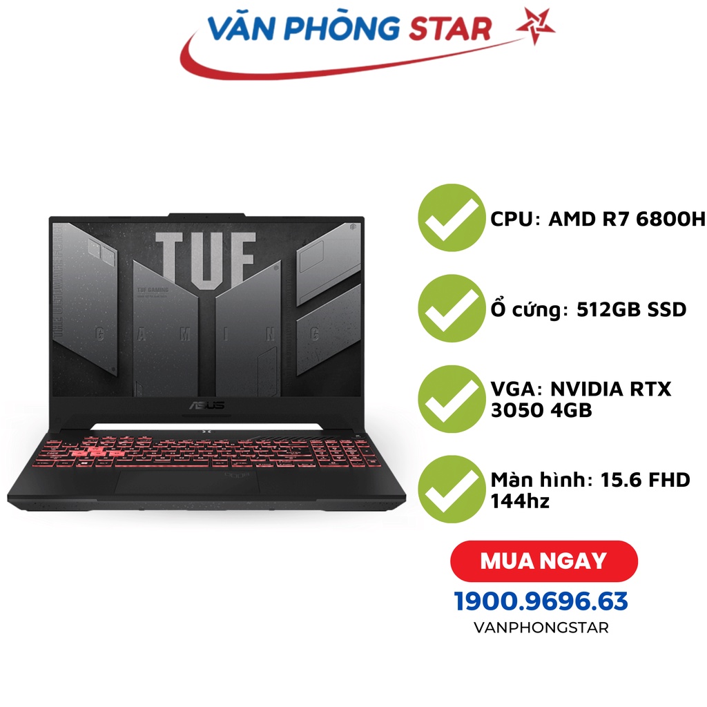 Laptop Asus Gaming TUF FA507RC-HN051W