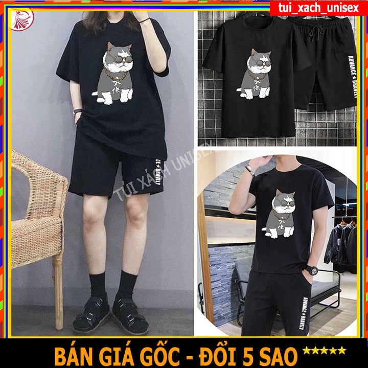 ❤️ GIÁ SỈ ❤️ ĐỒ BỘ THỂ THAO, SET MẶC NHÀ IN HÌNH CON MÈO ĐEO MẮT KÍNH SIÊU NGẦU TẬP GYM HAY ĐI CHƠI ĐỀU ĐẸP MẪU MỚI NHẤT