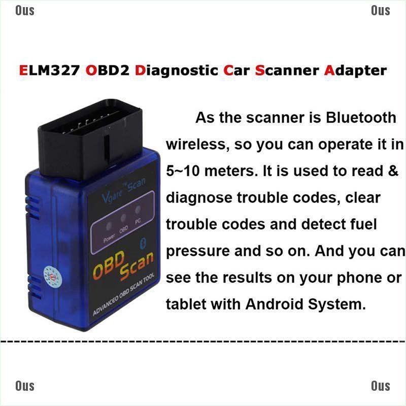 Thiết Bị Quét Chuẩn Đoán Lỗi Động Cơ Elm327 Obd2 Obdii Bluetooth Cho Android