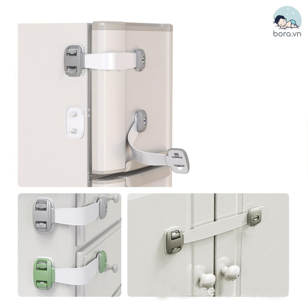 Khóa tủ lạnh, chốt khóa ngăn kéo tủ an toàn cho bé cao cấp DOS Looktosee HOME SHOP ONLINE