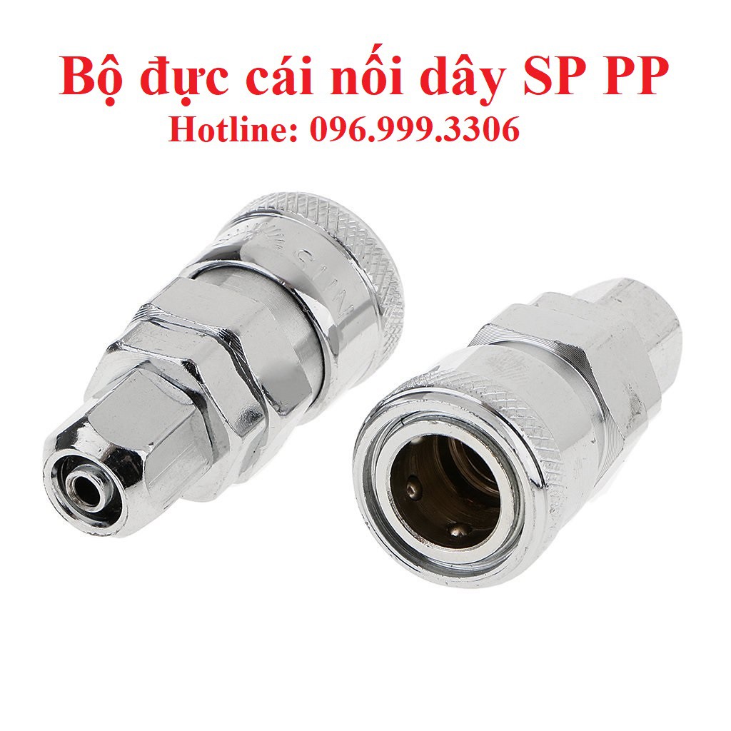 Bộ khớp nối đực cái cắm dây SP-PP khí nén chịu được áp suất cao, đầy đủ kích cỡ giá sỉ