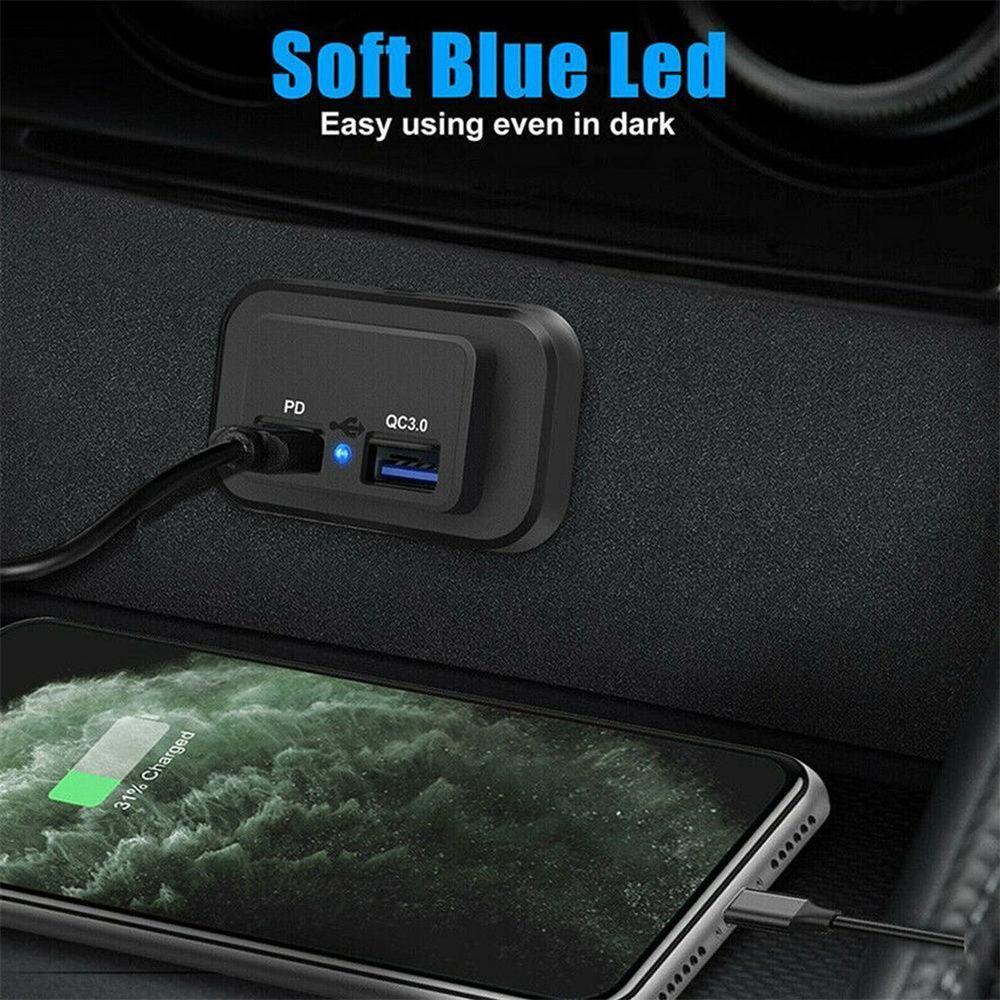 Củ Sạc Nhanh QC3.0 PD Hai Cổng USB Type-C Landfill