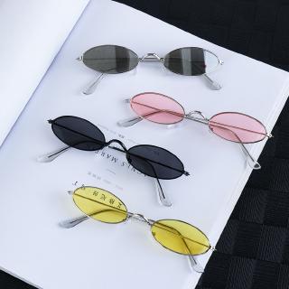 Kính Mát Gọng Oval Nhỏ Phong Cách Retro