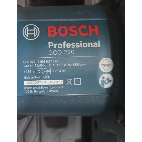 Máy cắt sắt Bosch GCO 220 NEW TEM CÀO ĐIỆN TỬ CHÍNH HÃNG