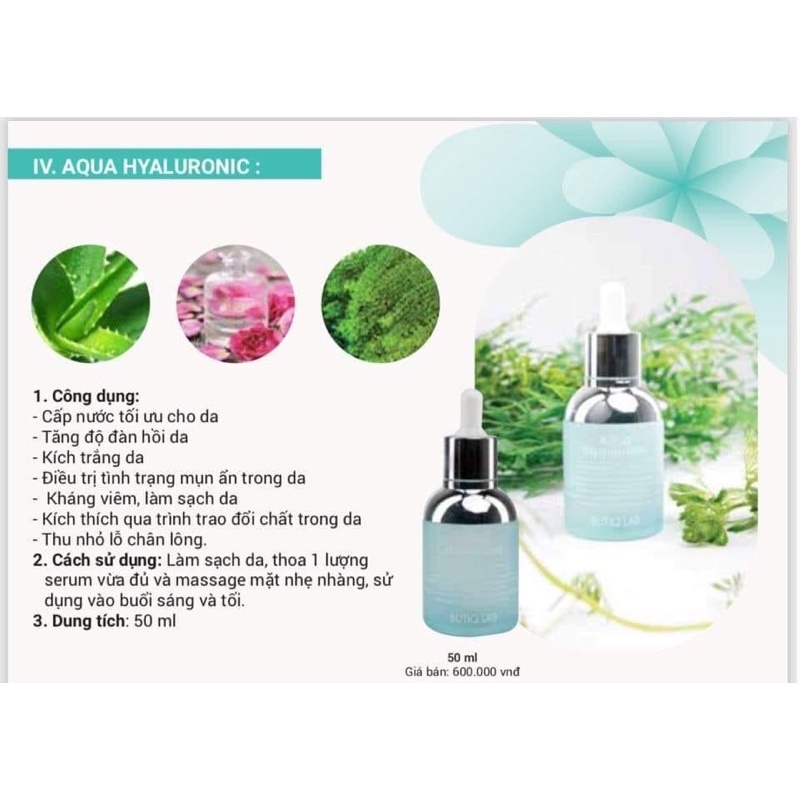Serum aqua hyaluronic butiq lab hàn quốc 50ml