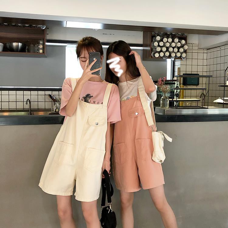 Quần Yếm Ống Rộng Phong Cách Hàn Quốc 2021 Cho Nữ | BigBuy360 - bigbuy360.vn