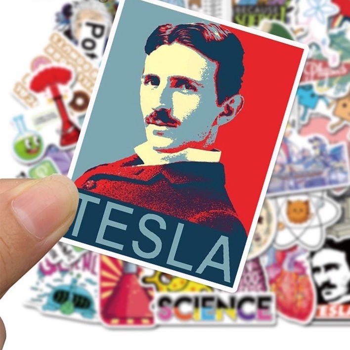 Set 50 miếng dán sticker The scientist