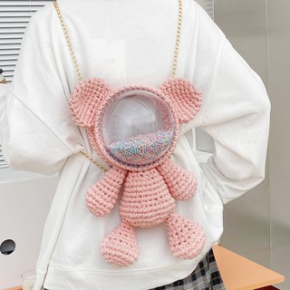 [CÓ ẢNH THẬT] TÚI HANDMADE TỰ ĐAN GẤU❤