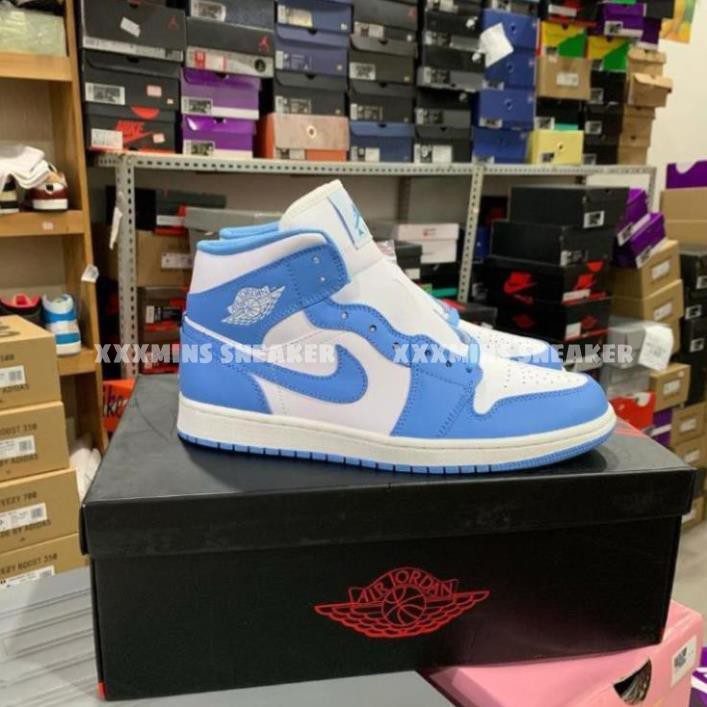 Giày Air Jordan 1 Retro Mid "UNC" (Best Quality) | BigBuy360 - bigbuy360.vn