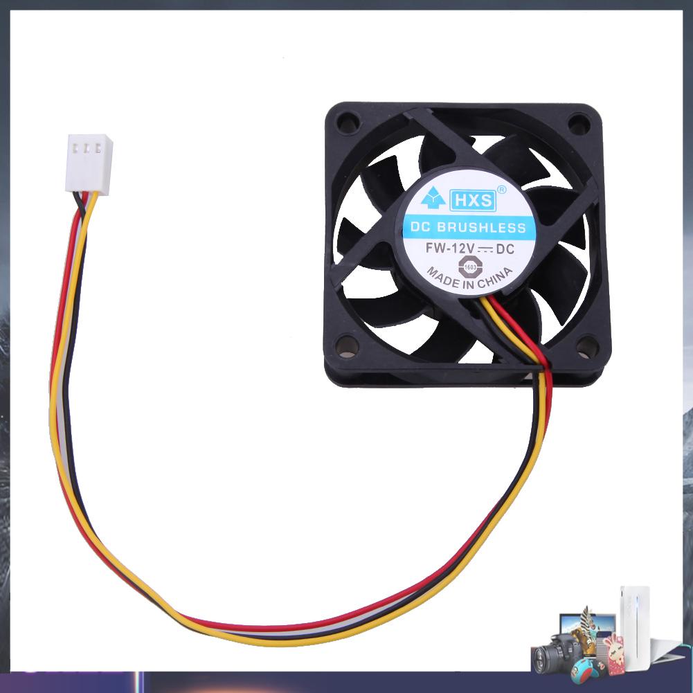 Quạt tản nhiệt 3 Pin 12V DC 6cm P4