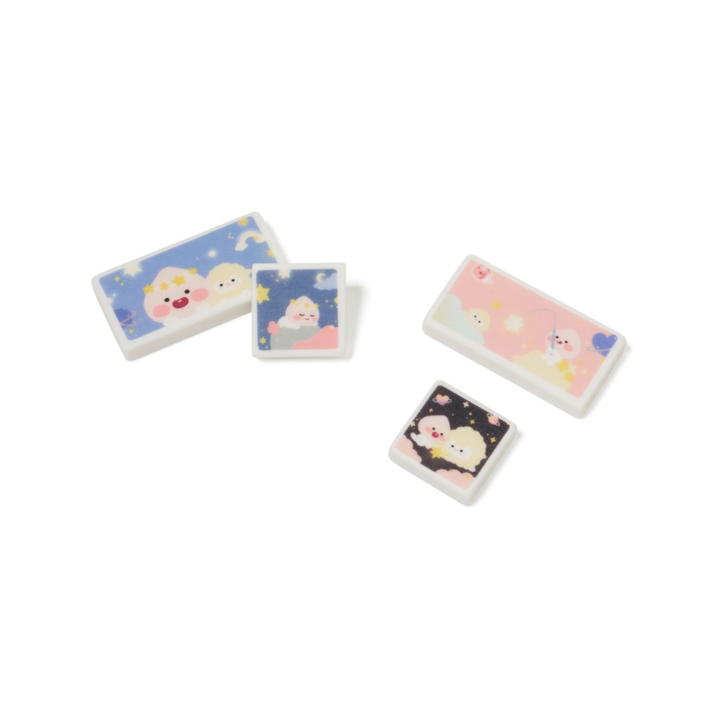 Set 4 Cục Tẩy Kakao Friends Apeach siêu dễ thương cute F11366