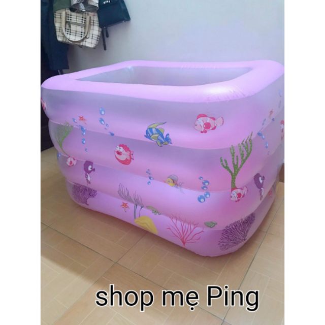 Bể bơi 4 tầng cao 70cm( kích thước 120x100x72cm)